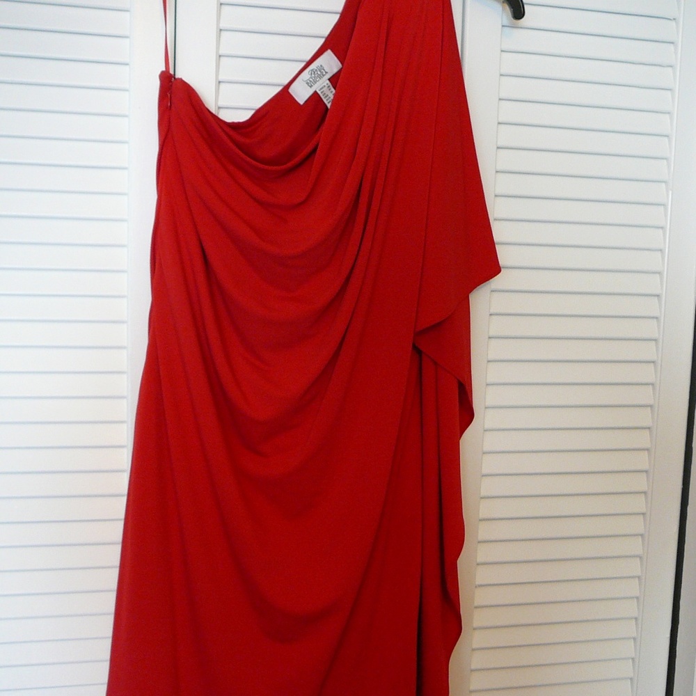 Red Badgley Mischka Dress